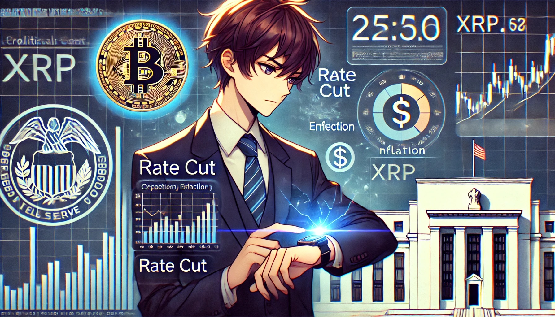 トランプvsパウエル:利下げを巡る攻防とXRPの未来
