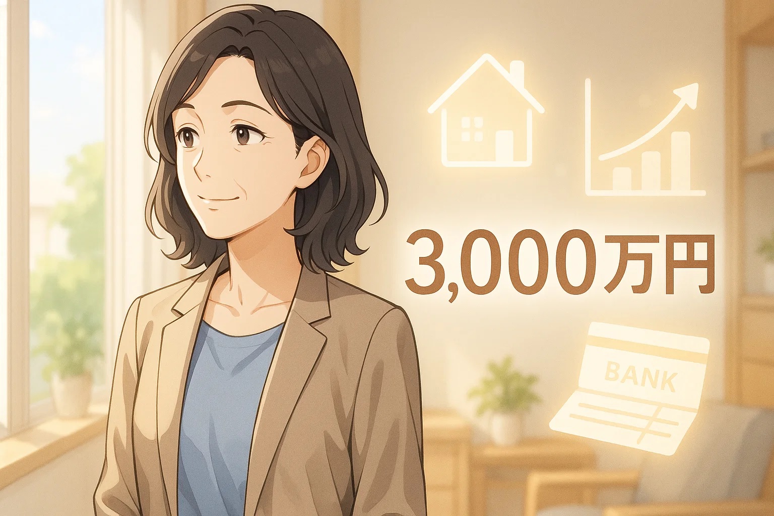 40代で資産3,000万円あれば人生はどう変わる？働く意味が変わる“勝ち確人生”の条件