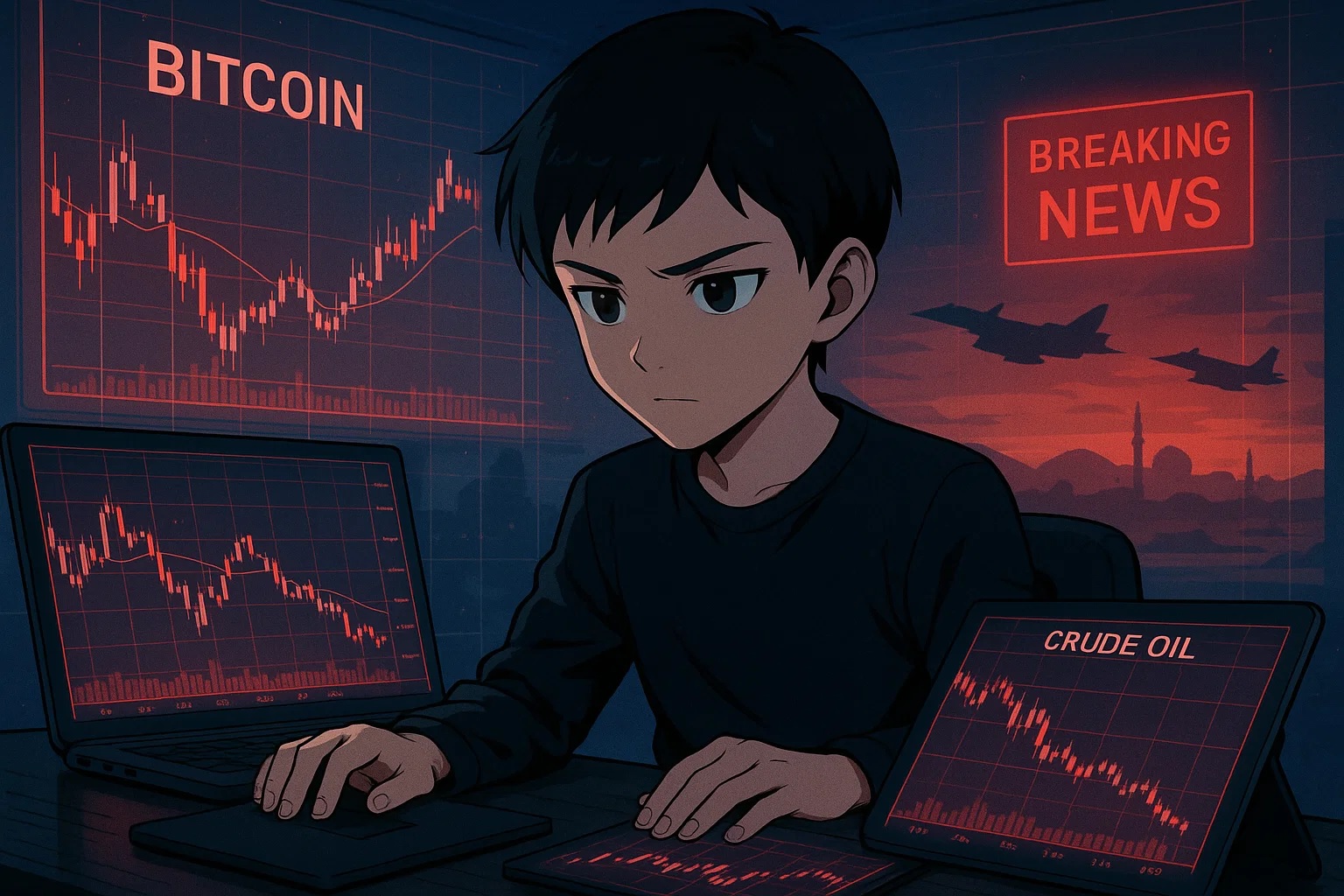 イラン攻撃でビットコイン乱高下｜中東情勢と今後のシナリオ分析