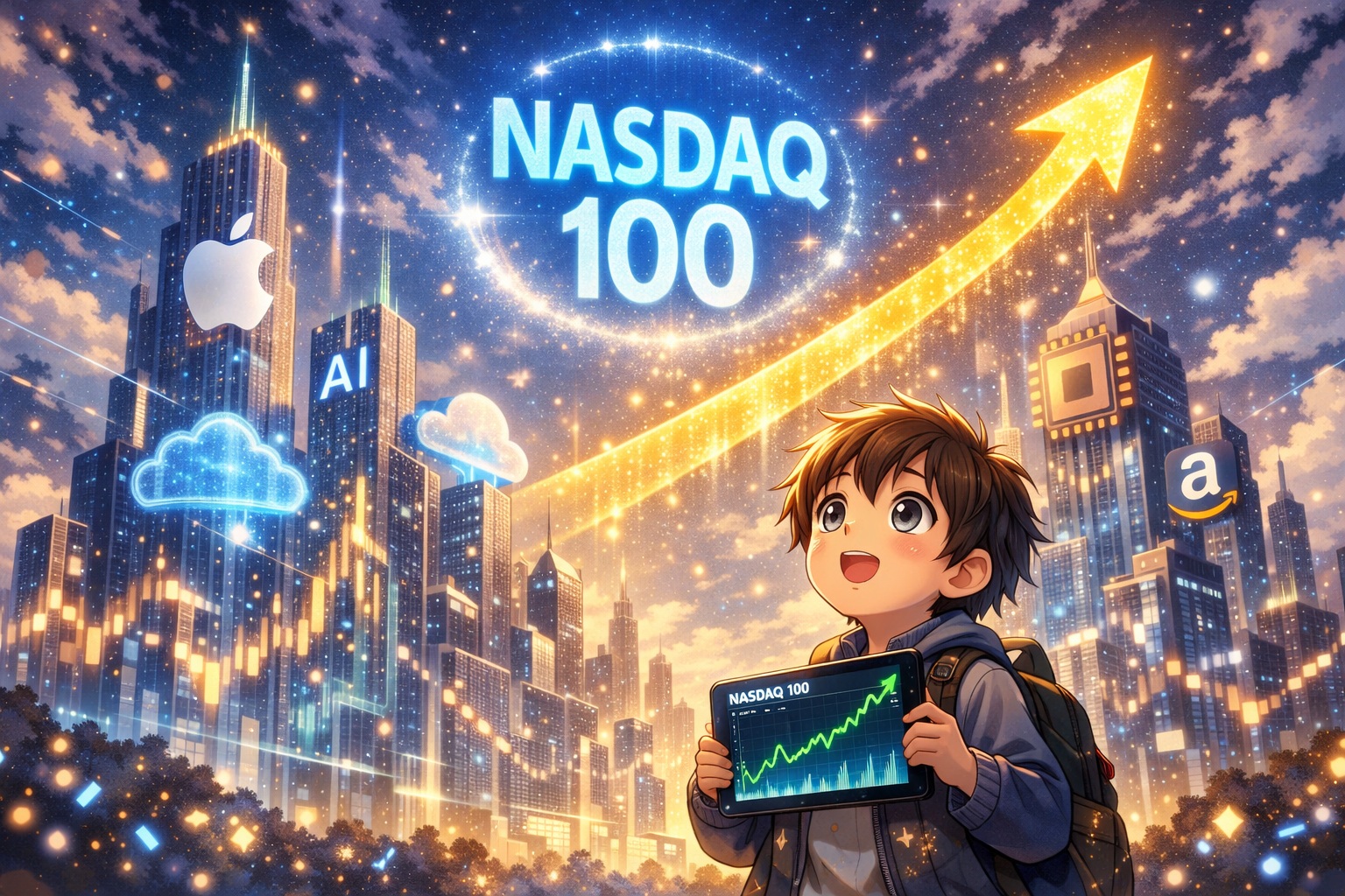 NASDAQ100に投資する理由｜新NISAの成長投資枠で長期投資を考える