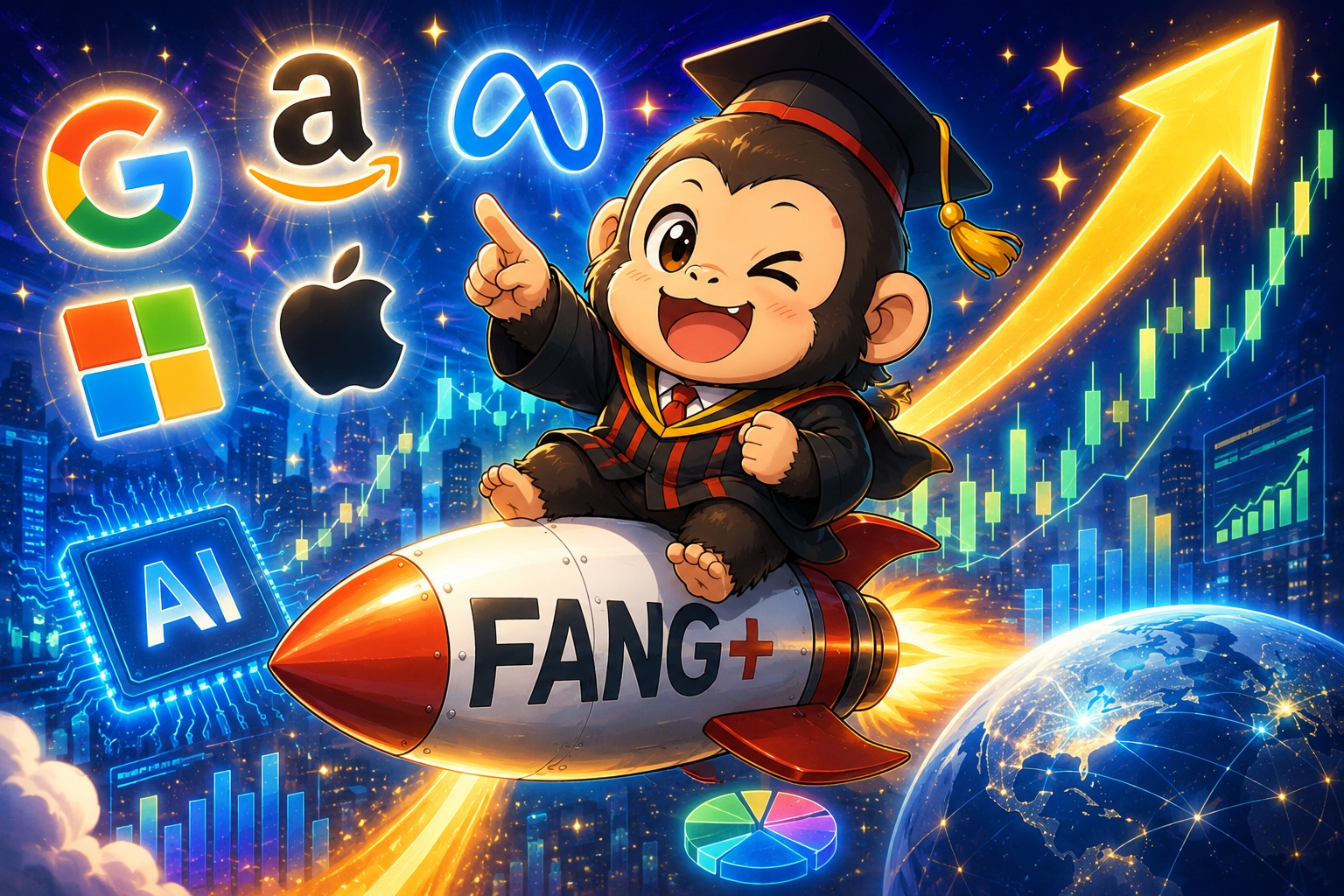 【最新】FANG+が今後も期待できる3つの理由とは？AI・半導体バブルの先にある「真の価値」と最強の投資戦略